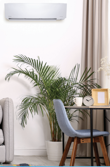 Indoor unit in a living space